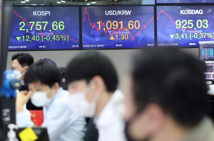 Seoul stocks open tad higher on tech gains amid COVID-19 concerns