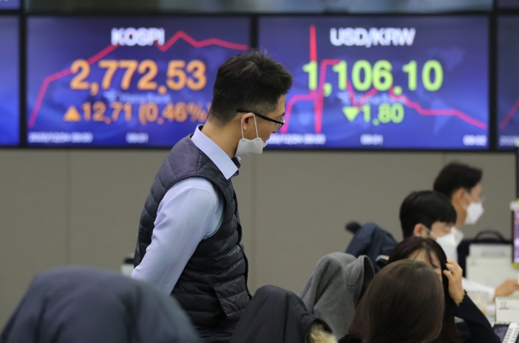 S. Korean stocks open higher on deals on COVID-19 vaccines
