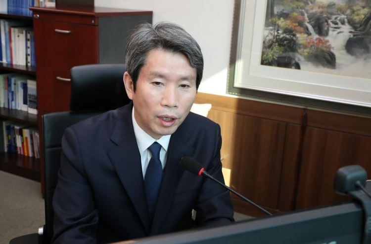 Minister says he hopes for positive message from N. Korea