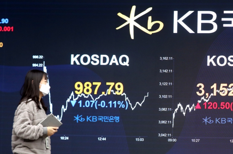 KOSPI soars past 3,100 on Samsung, Hyundai Motor