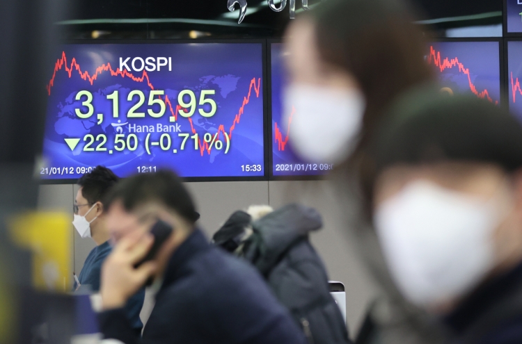 Seoul stocks down for 2nd day on profit-taking