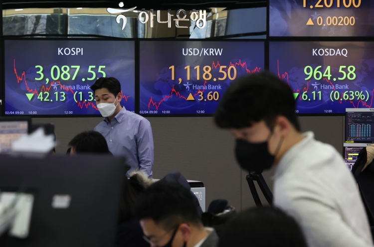 Seoul stocks snap 3-day winning streak on profit-taking