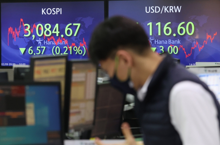 Seoul stocks down for 2nd day ahead of options expiration day