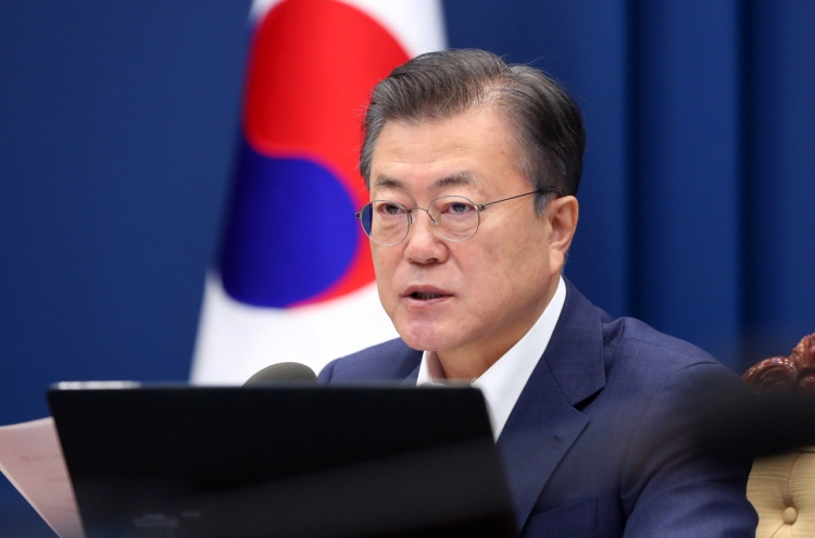 Moon urges emergency steps to curb pandemic-linked job losses