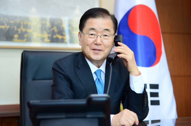 Top diplomats of S. Korea, Canada hold phone talks on bilateral ties