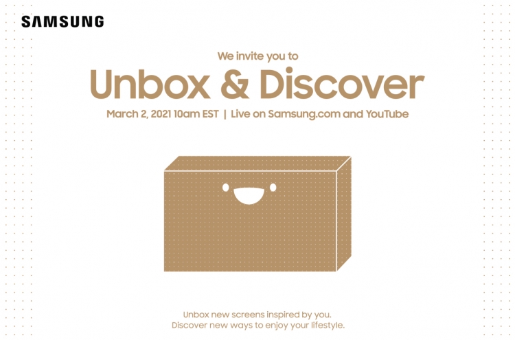 Samsung to hold TV launch event ‘Unbox & Discover’