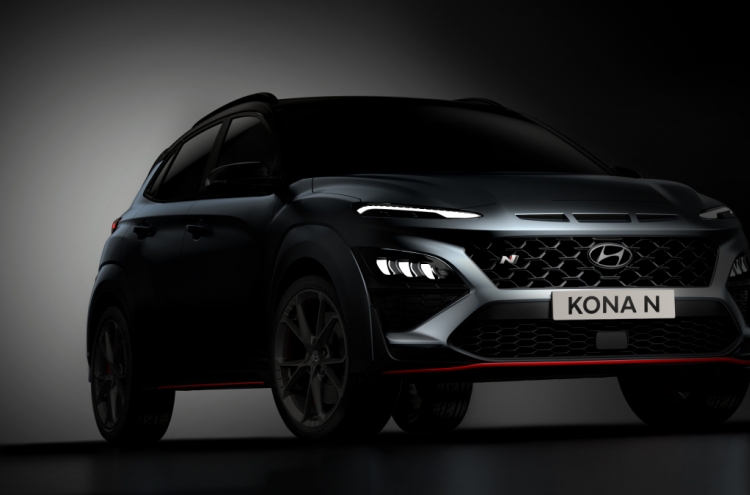 Hyundai Motor’s Kona N teased, appears to have sharper look