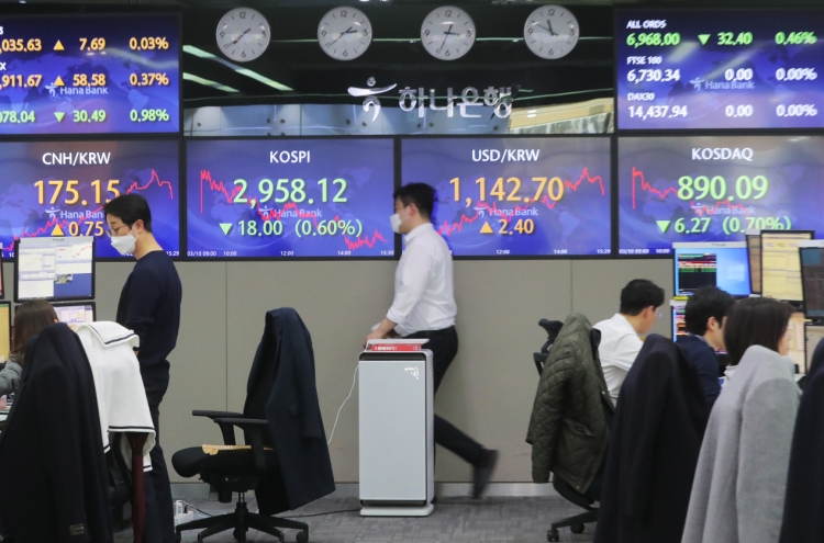 Seoul stocks fall for 5th straight session on slump in techs and autos