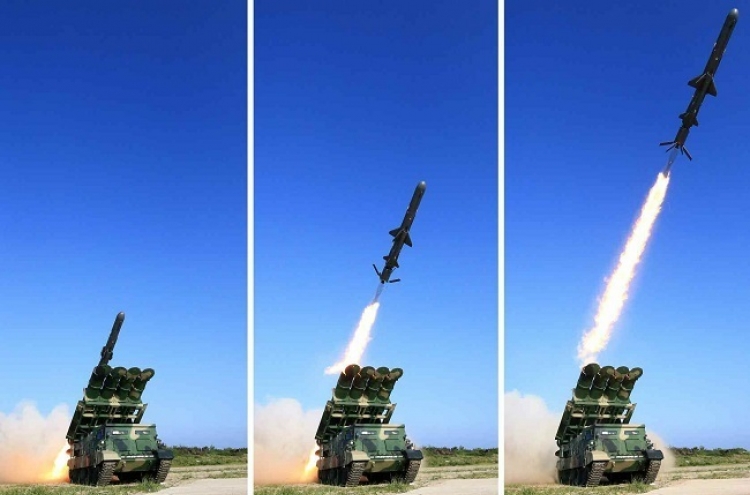 N. Korea fired two cruise missiles off west coast Sunday: JCS