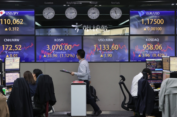 Seoul stocks advance on hopes of global economic rebound