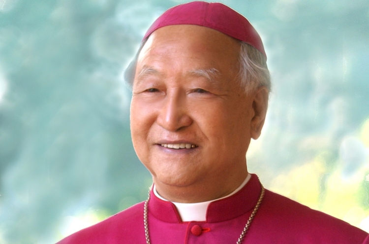 Moon mourns passing of Cardinal Nicholas Cheong Jin-suk