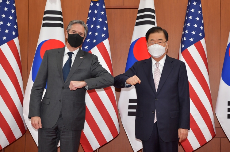 Top diplomats of S. Korea, US to hold bilateral talks at G7 session in London