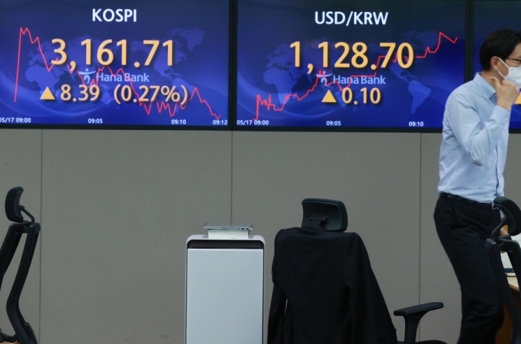 Seoul shares open higher on eased inflation worries