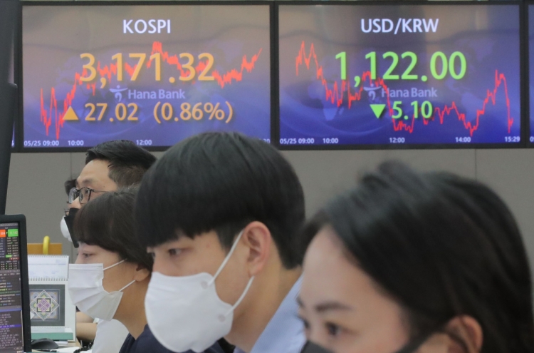 Seoul stocks snap 3-day losing streak on eased inflation worries