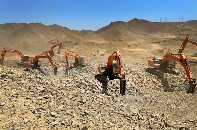 Doosan Infracore wins orders for 75 excavators from Saudi Arabia