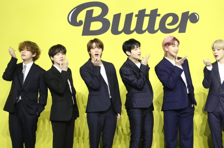 With 'Butter,' BTS makes 3rd debut atop Billboard Hot 100