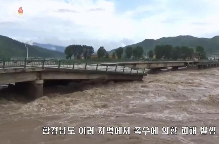 Heavy rain pummels northern region of North Korea: state media
