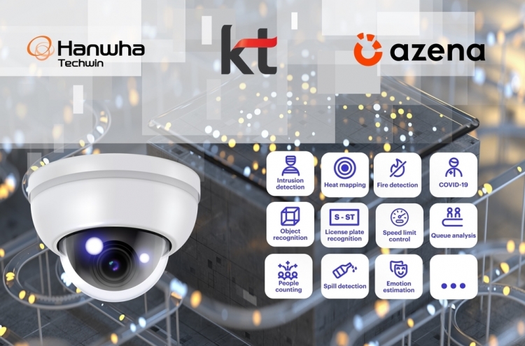 Hanwha Techwin partners with Azena, KT for AI video solutions