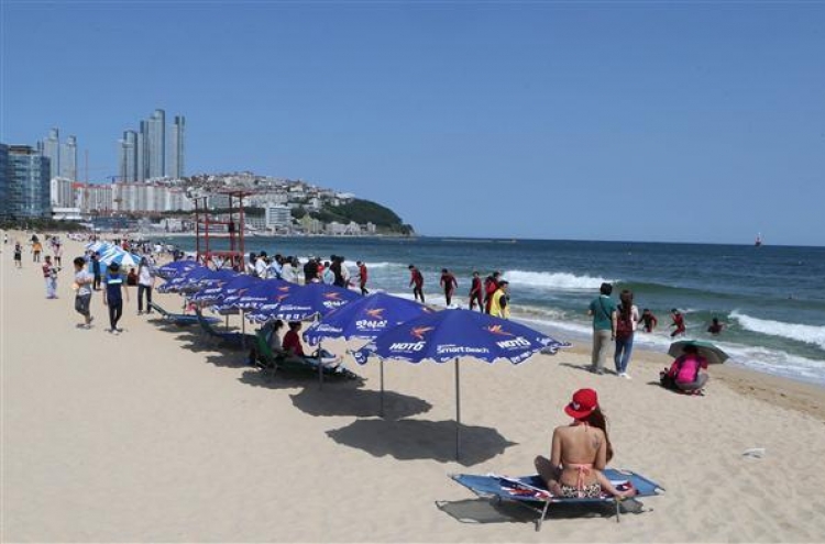 Busan's Haeundae Beach loses over 20% of white sand from erosion: data