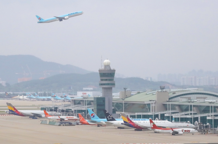 Incheon int'l Airport reports sharp recovery in traveler flow in past 2 mths