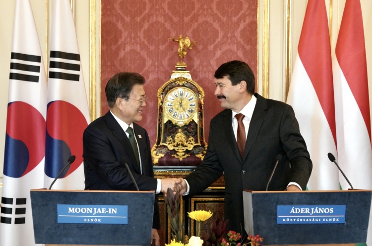 S. Korea, Hungary agree to upgrade ties as bilateral trade grows