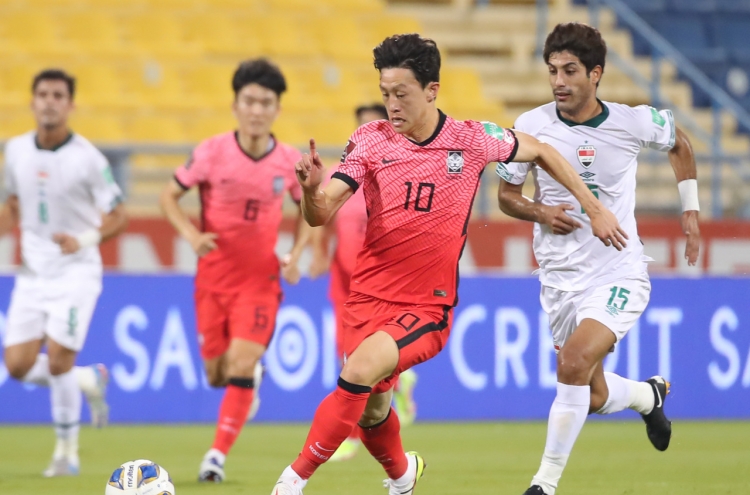 S. Korea blank Iraq to extend undefeated run in World Cup qualifying campaign