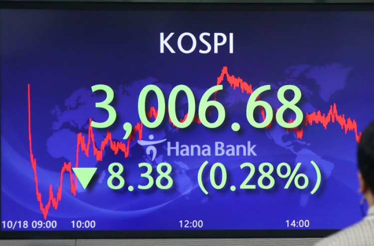 Seoul stocks open lower on profit-taking