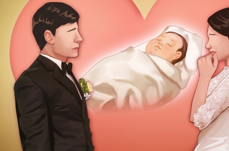 Nearly half of newlyweds in S. Korea had no kids: data