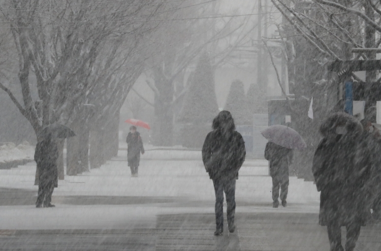 Season's coldest weather to grip S. Korea this weekend