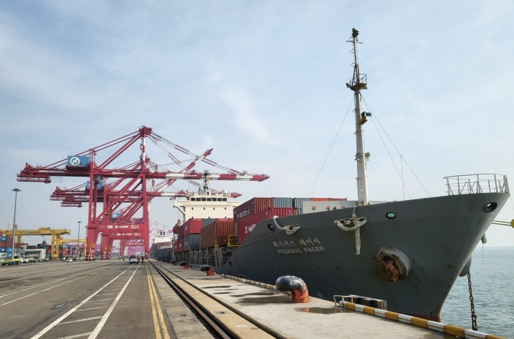 Container volume hits 6-month low at Incheon Port