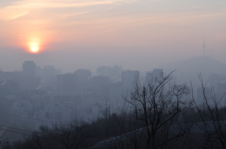 Fine dust blankets much of S. Korea again