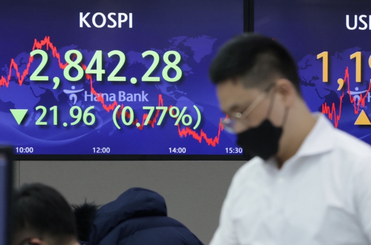 Seoul stocks down for 5th session on rate hike concerns