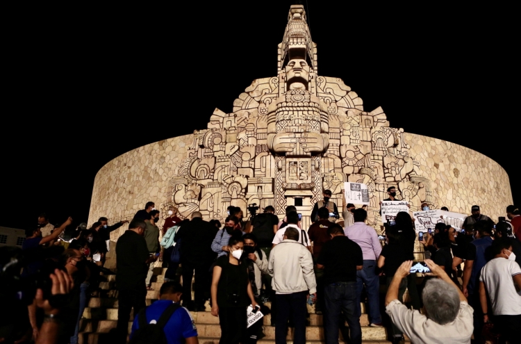 [Photo News] Mexican journalists protest to reject violence against the union