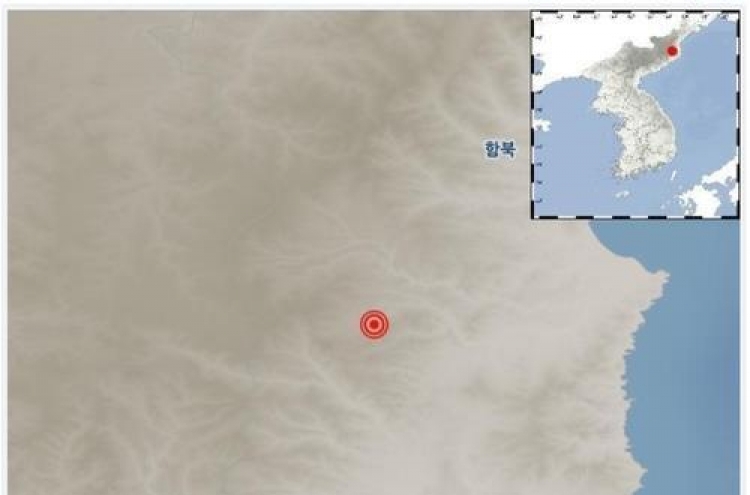 Another natural quake hits near N. Korea's nuclear test site: weather agency