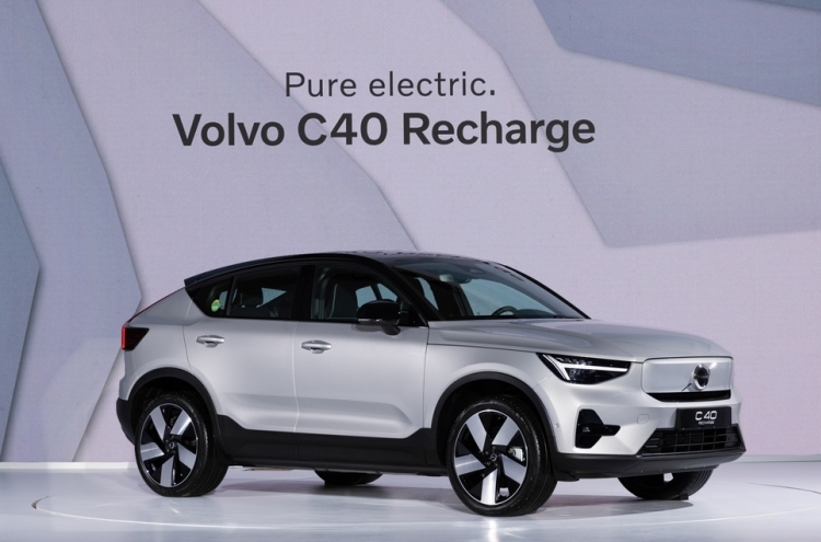 Volvo launches all-electric C40 Recharge SUV in S. Korea