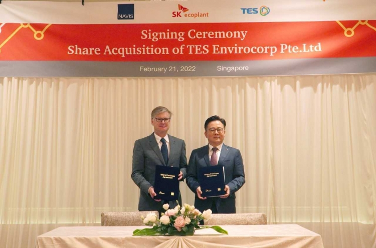 SK ecoplant acquires Singaporean recycling tech firm for $1b