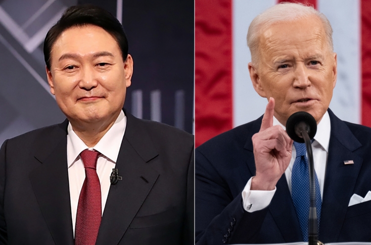 Biden congratulates Yoon, reaffirms commitment to jointly address N. Korean threat