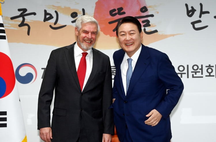 Yoon says he will upgrade relations with Germany