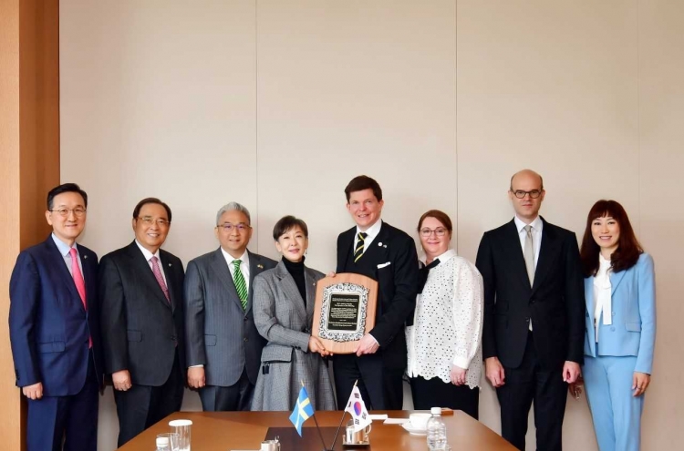 Korea-Sweden Arts and Culture Society’s leader meets with Swedish Speaker of Parliament