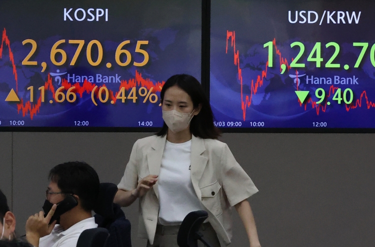 Seoul stocks rebound on eased inflation woes