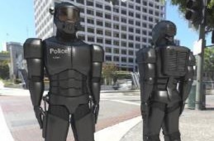 Korean Police prepare for dystopian future with plans for power armor, robot dogs