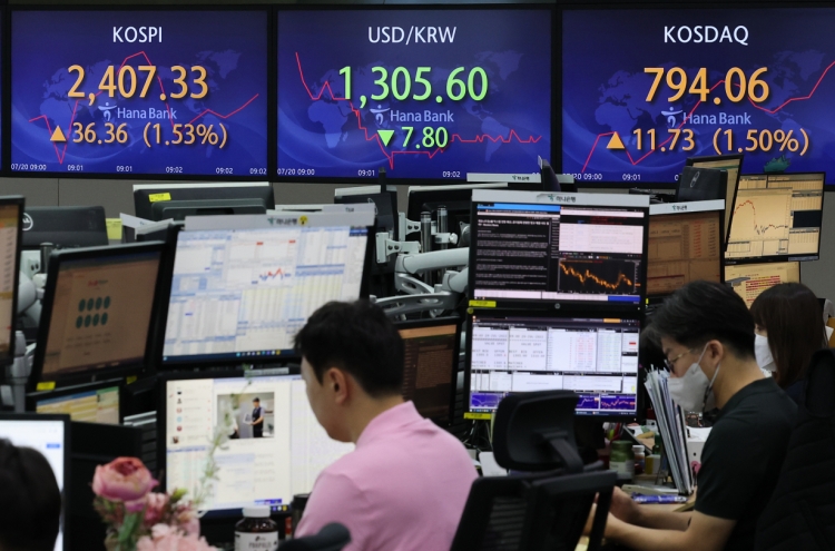 Seoul shares end higher on U.S. rallies