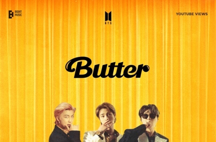 [Today’s K-pop] BTS’ “Butter” music video logs 800m views