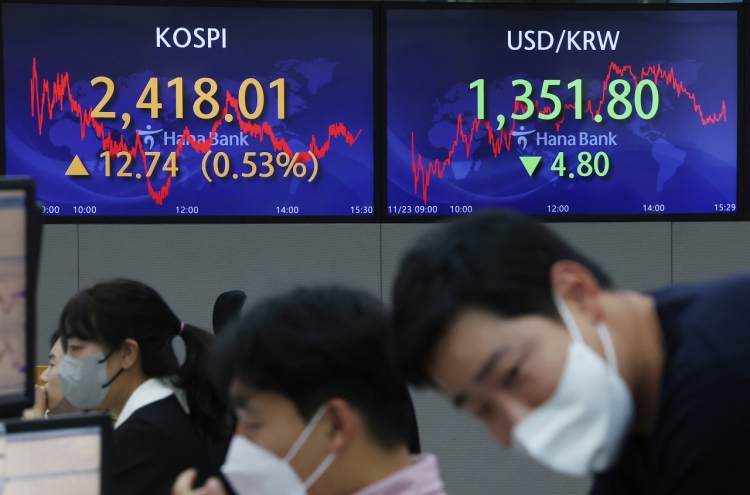 Seoul stocks end higher amid eased concerns over rate hikes