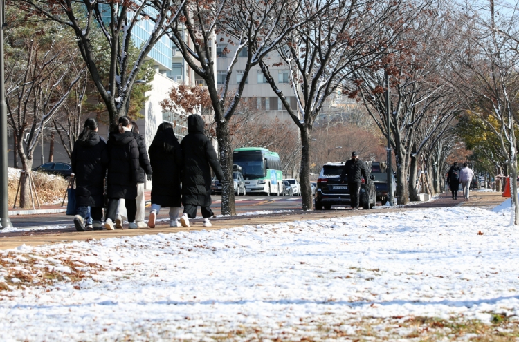 Heavy snow advisories issued for western parts of S. Korea