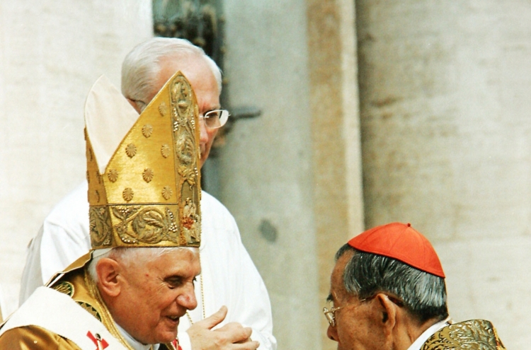 South Korea offers condolences over death of former Pope Benedict XVI