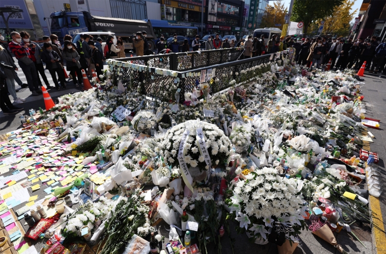 Teenage suicide officially recognized as Itaewon crowd crush death