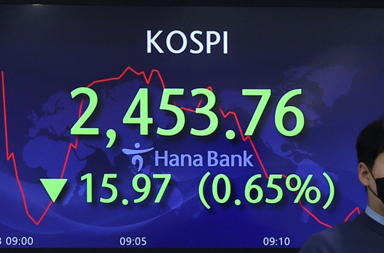 Seoul shares open lower ahead of US inflation data