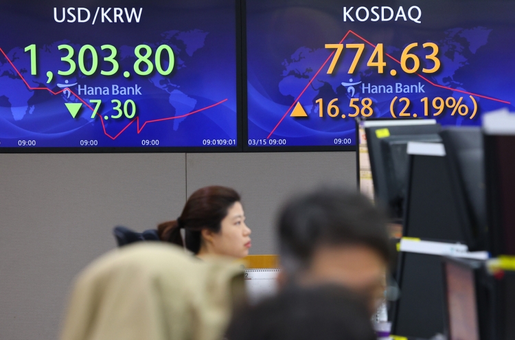 Seoul stocks open higher on eased US banking, inflation jitters