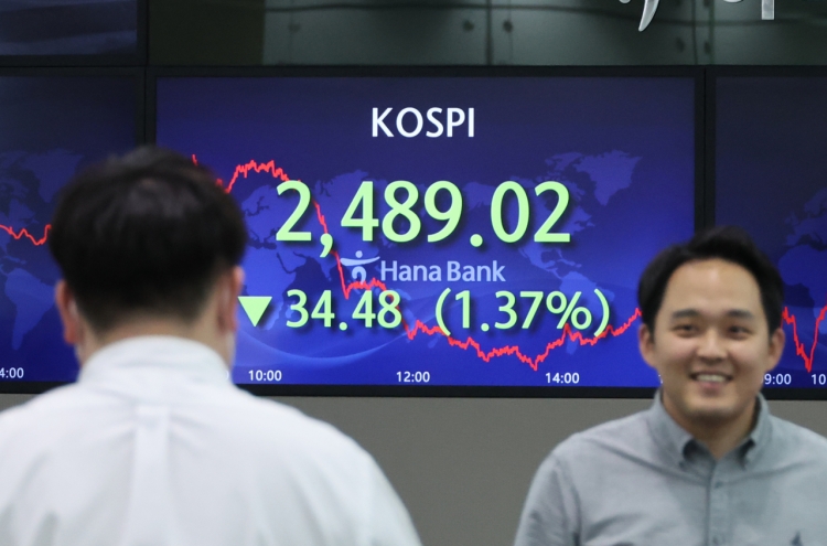 Seoul shares down for 4th day ahead of earnings season